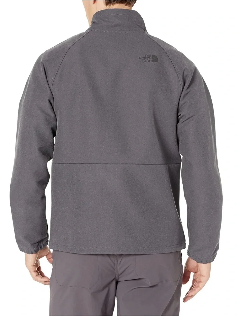 The North Face Men's Gray Full-Zip Lightweight Fleece Jacket